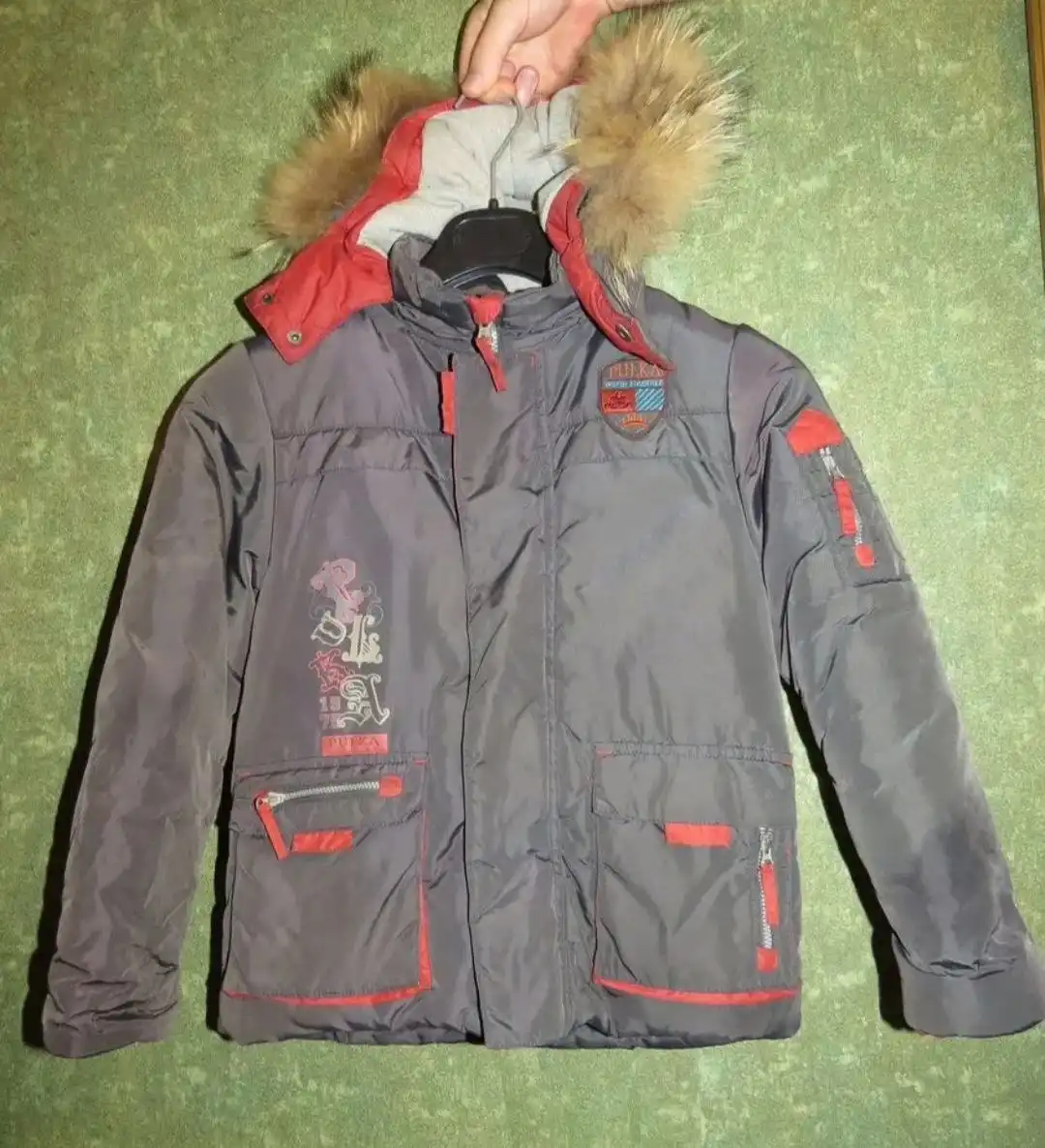 Костюм зимний для мальчика Pulka (б/у) размер 128 - Детская одежда (Одежда) в Люберцы