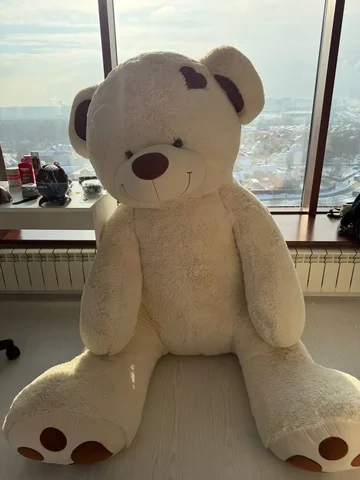 Отдам бесплатно огромного белого мишку - Игрушки в Люберцы