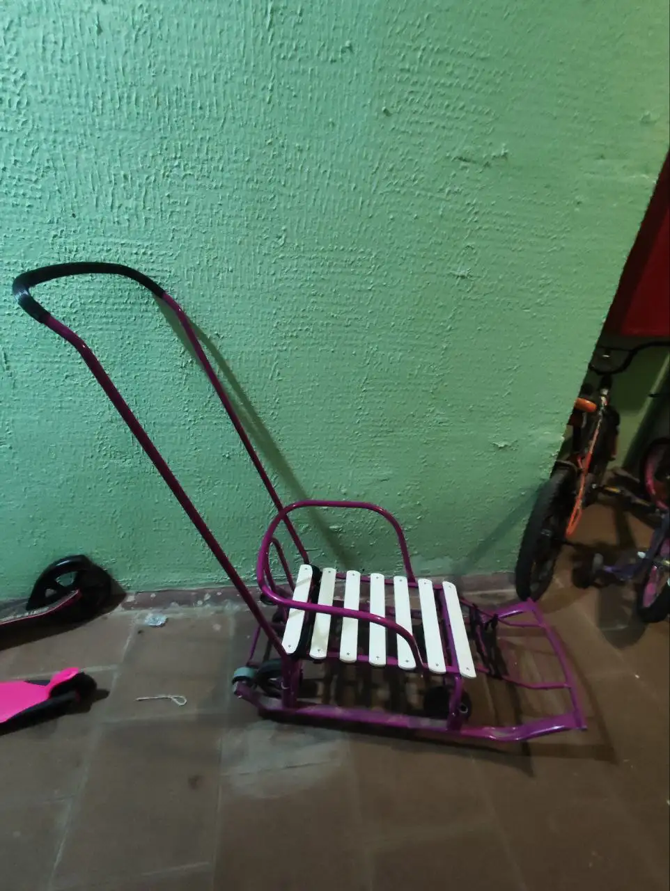Санки на колесах - Санки (Барахолка) в Люберцы