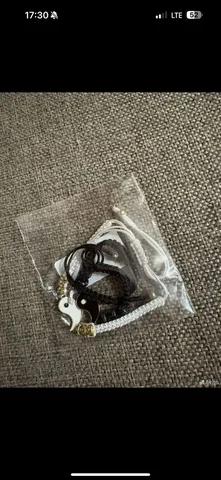 Парные браслеты инь янь для подарка на 14 февраля - Барахолка в Люберцы