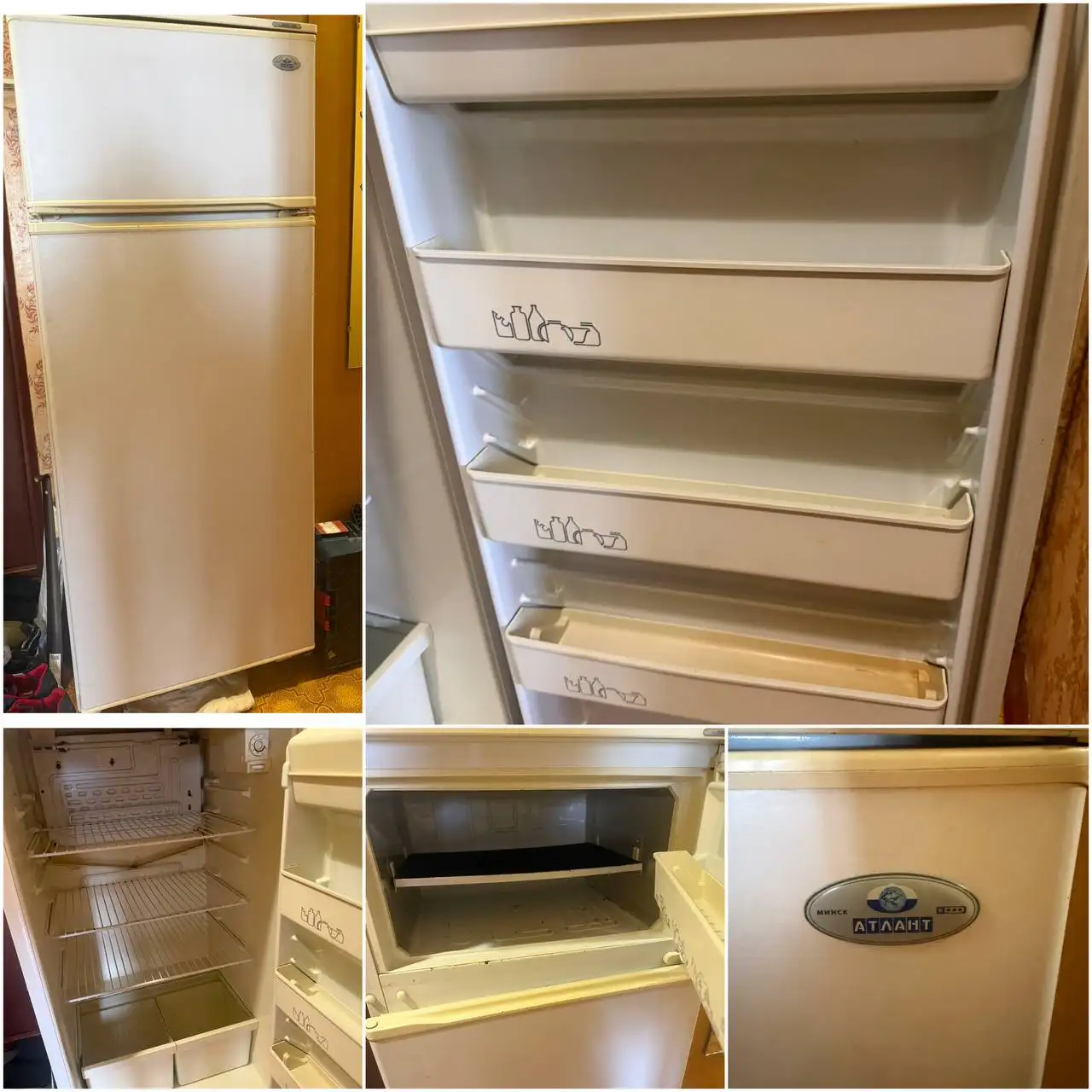Двухкамерный холодильник Атлант - Холодильники (Барахолка) в Люберцы