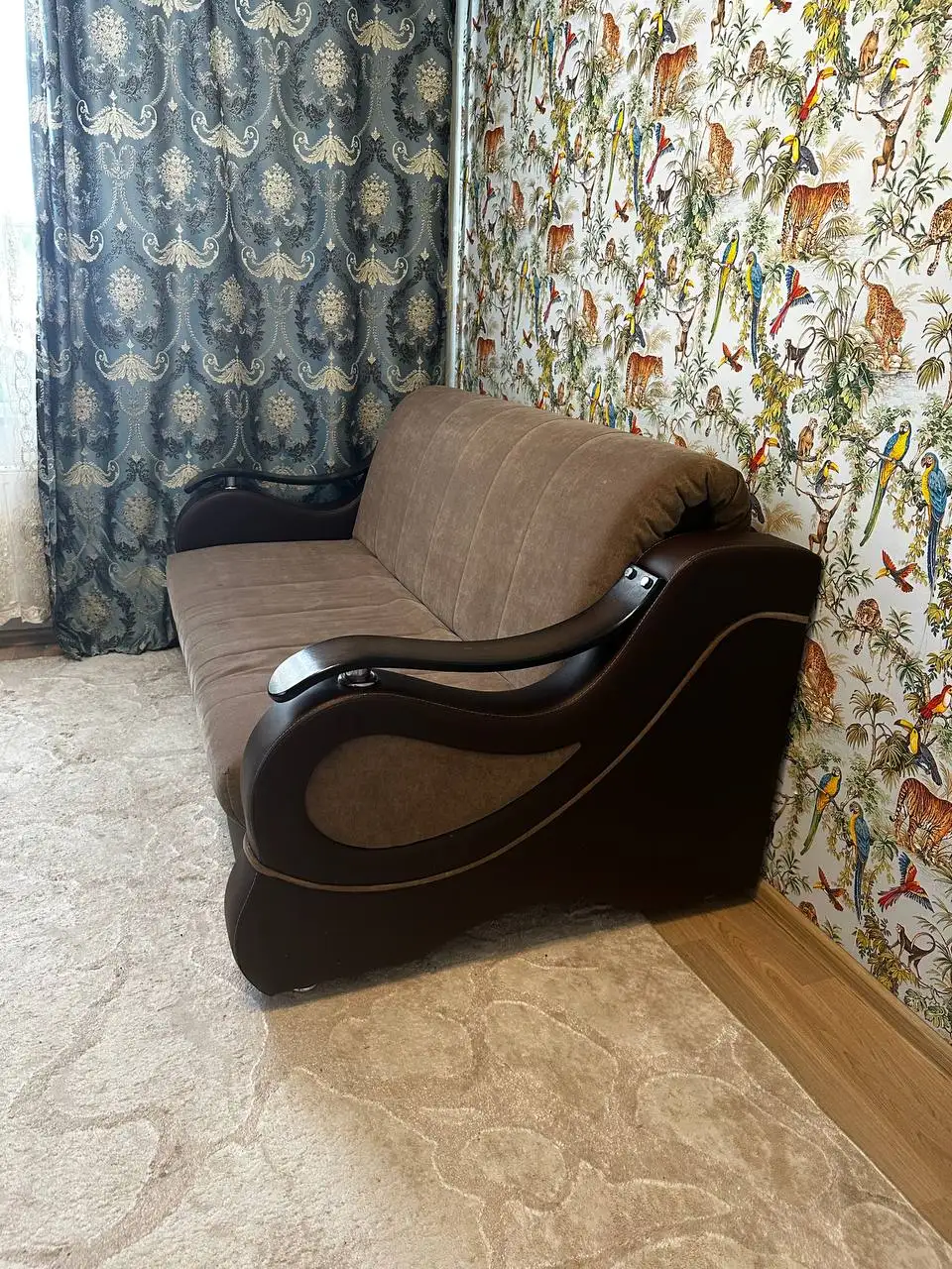 Кровать с матрасом 160x210 см - Мебель (Барахолка) в Люберцы