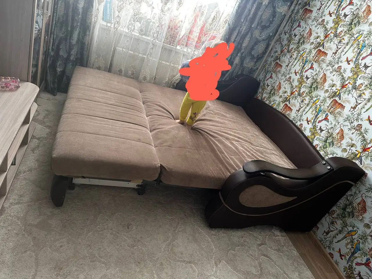 Кровать с матрасом 160x210 см - Мебель (Барахолка) в Люберцы