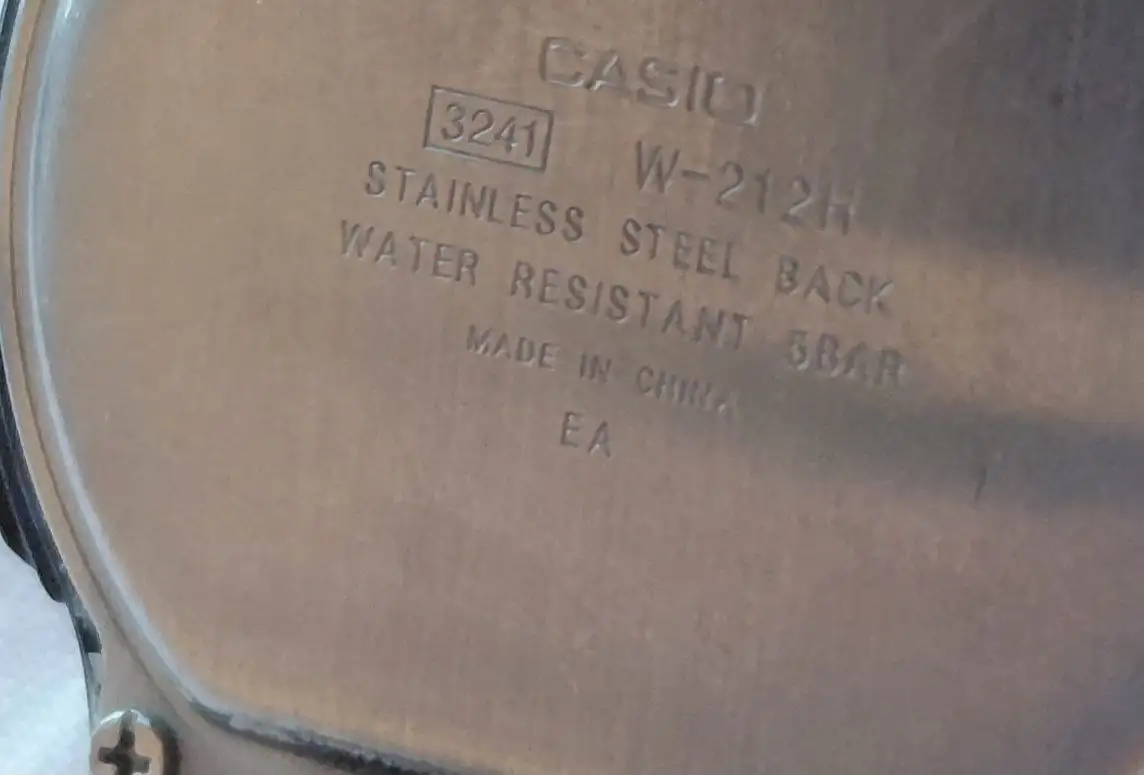 Часы Casio Collection W-212H водонепроницаемые - Часы (Электроника) в Люберцы