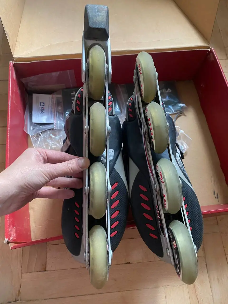 Роликовые коньки Fila x-one pro мужские профессиональные - Спорттовары (Барахолка) в Люберцы