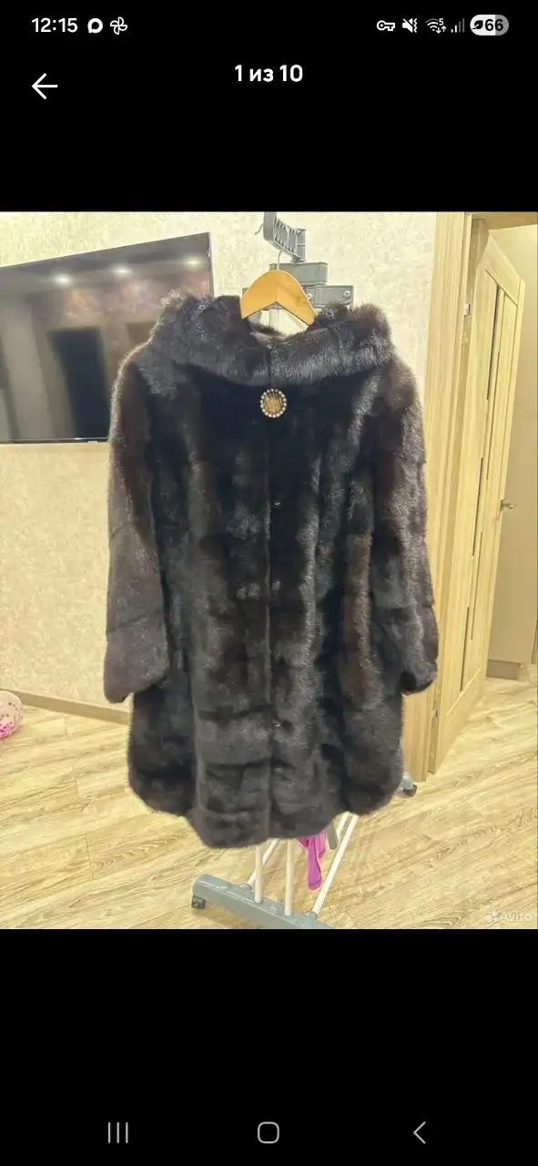 Норковая шуба и шапка в отличном состоянии - Одежда (Барахолка) в Люберцы