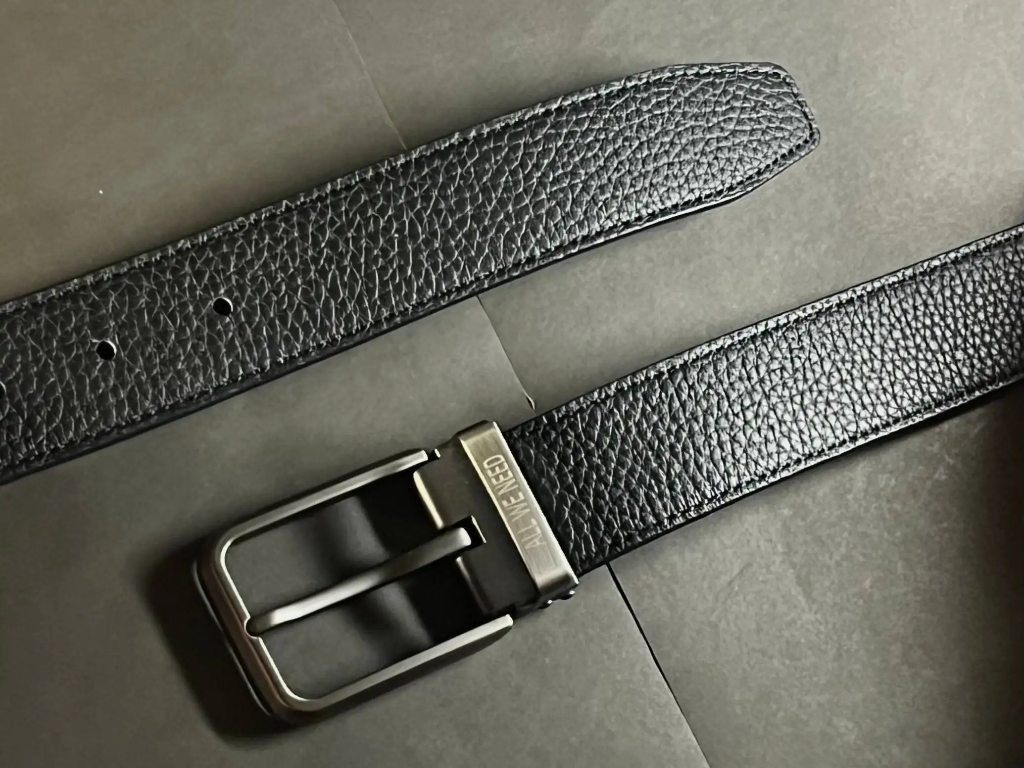 Мужской кожаный ремень ALL WE NEED - Аксессуары (Одежда) в Люберцы