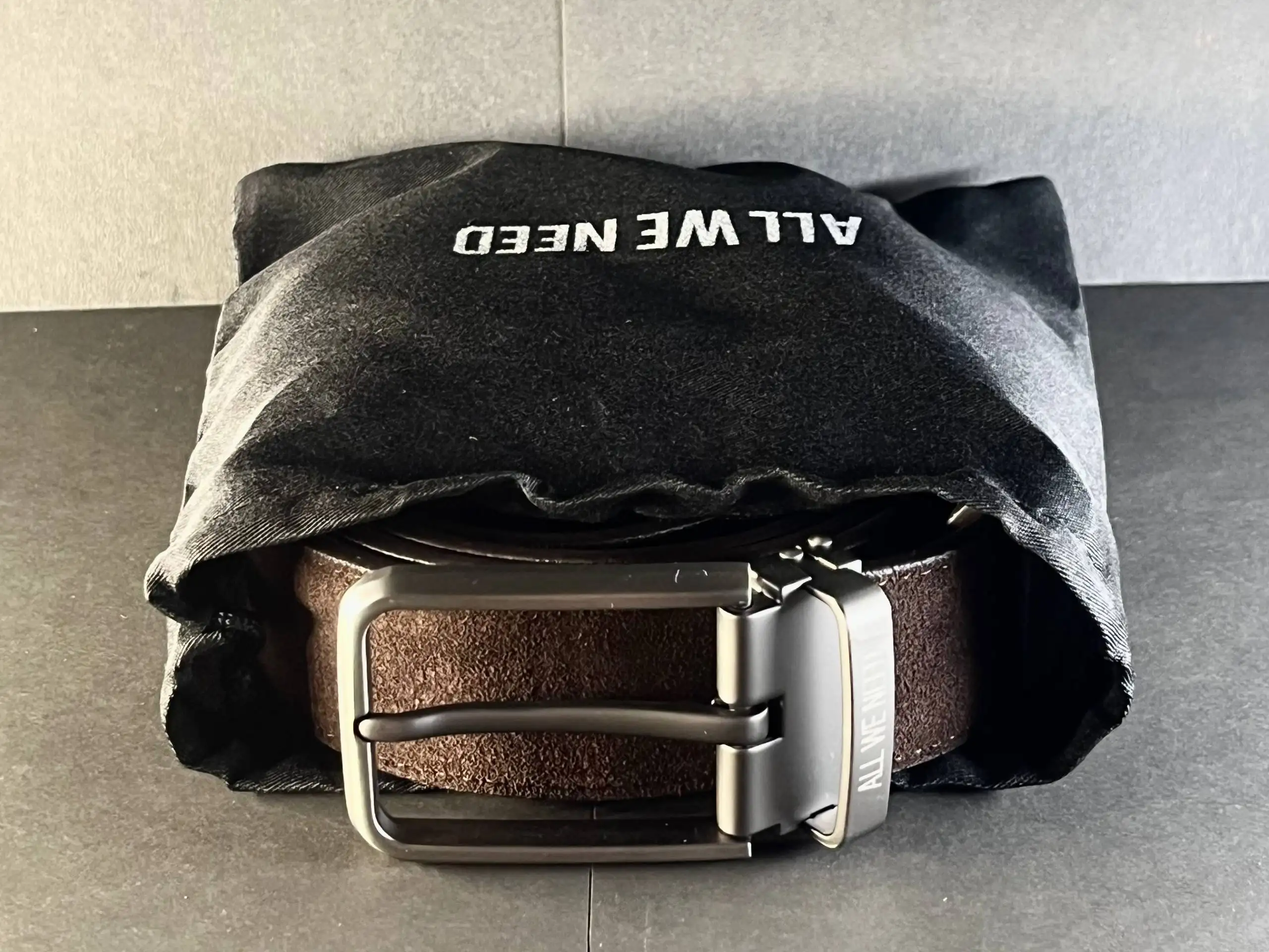 Мужской кожаный ремень ALL WE NEED - Аксессуары (Одежда) в Люберцы