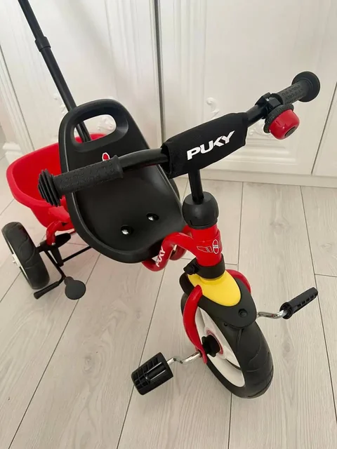 Детский трехколесный велосипед Puky Ceety с родительской ручкой - Для новорожденных в Люберцы