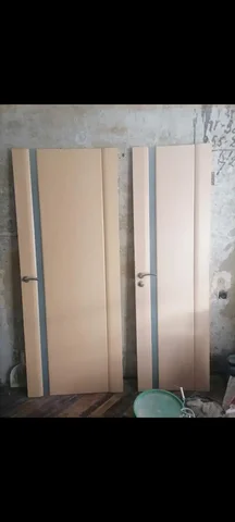 Две деревянные двери Б/у с коробками и наличниками - Барахолка в Люберцы