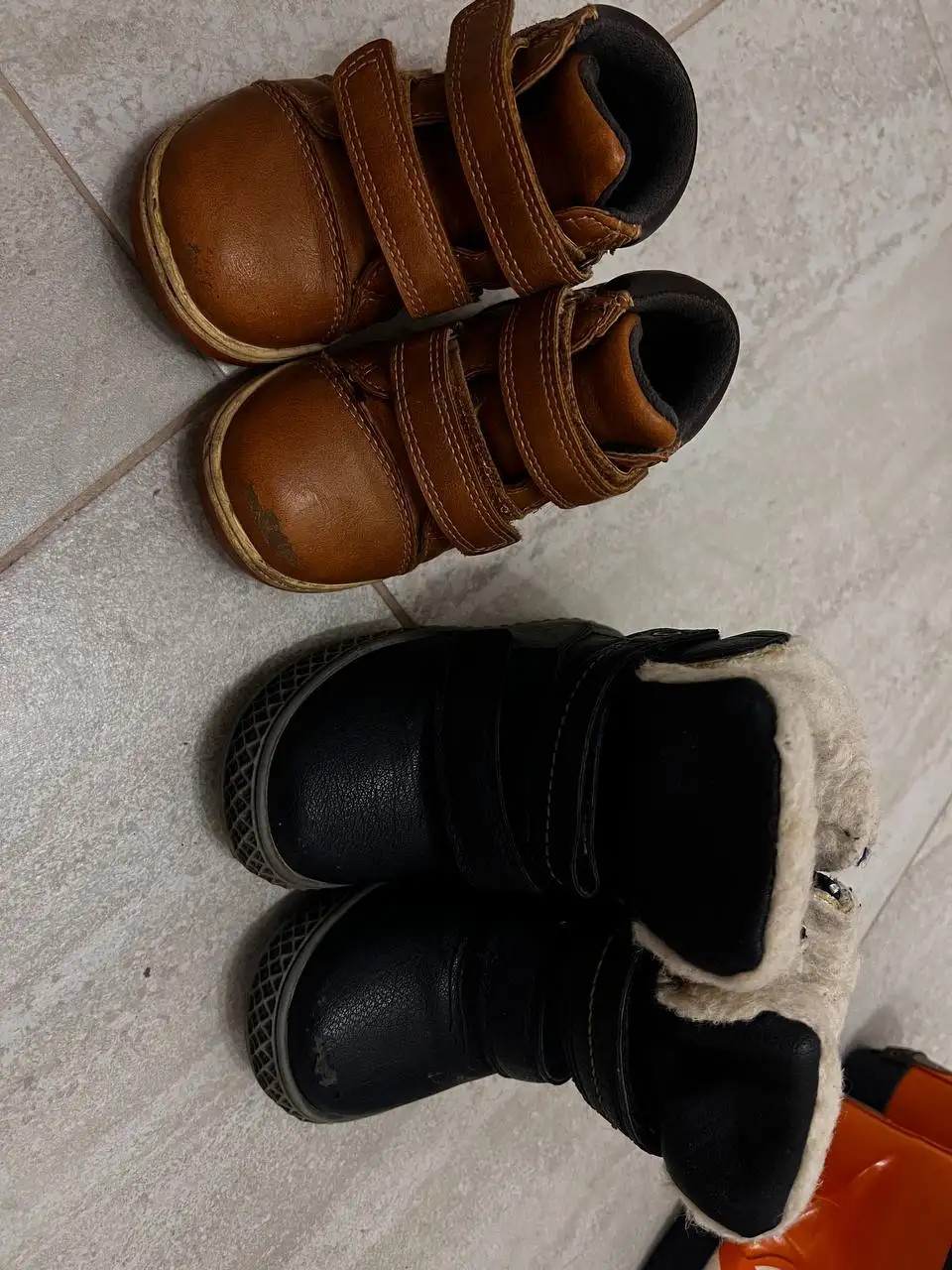 Кожаные перчатки 22-23 размер - Аксессуары (Одежда) в Люберцы