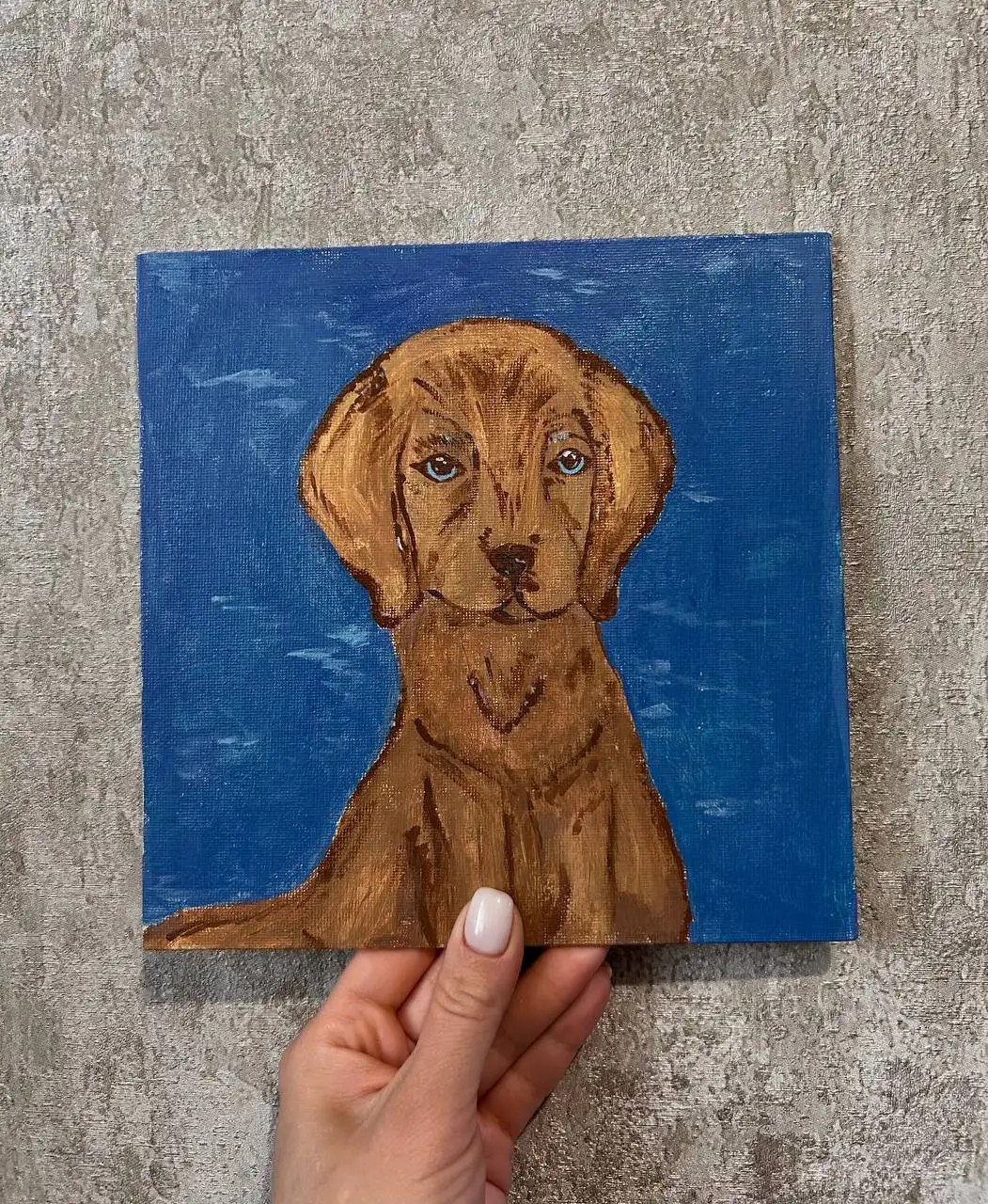 Картина акрилом ручной работы на холст 20х20 см - Картины (Хобби и отдых) в Люберцы