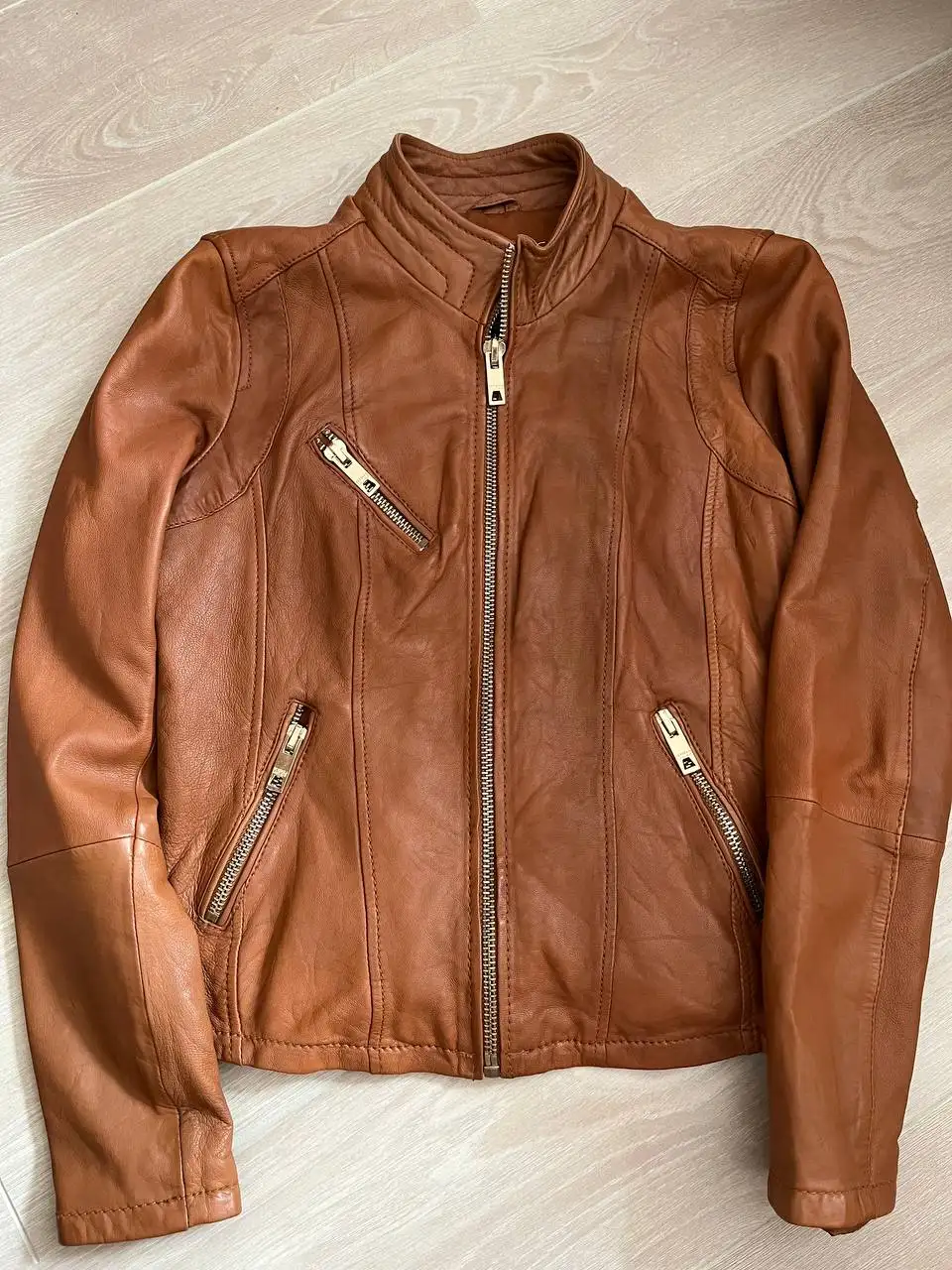 Продам кожаную куртку Bershka размер L/M - Верхняя одежда (Одежда) в Люберцы