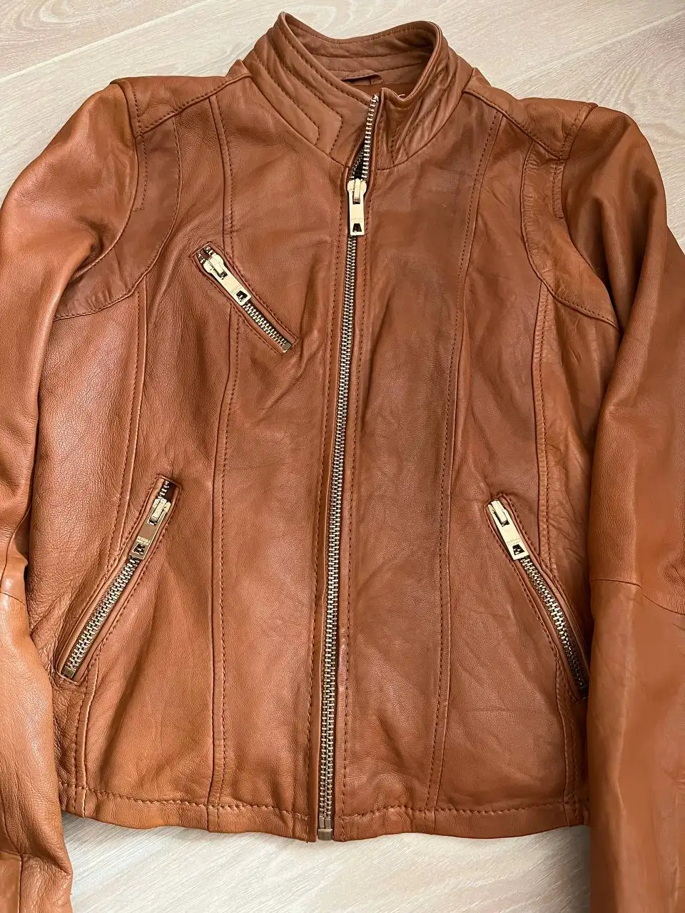 Продам кожаную куртку Bershka размер L/M - Верхняя одежда (Одежда) в Люберцы