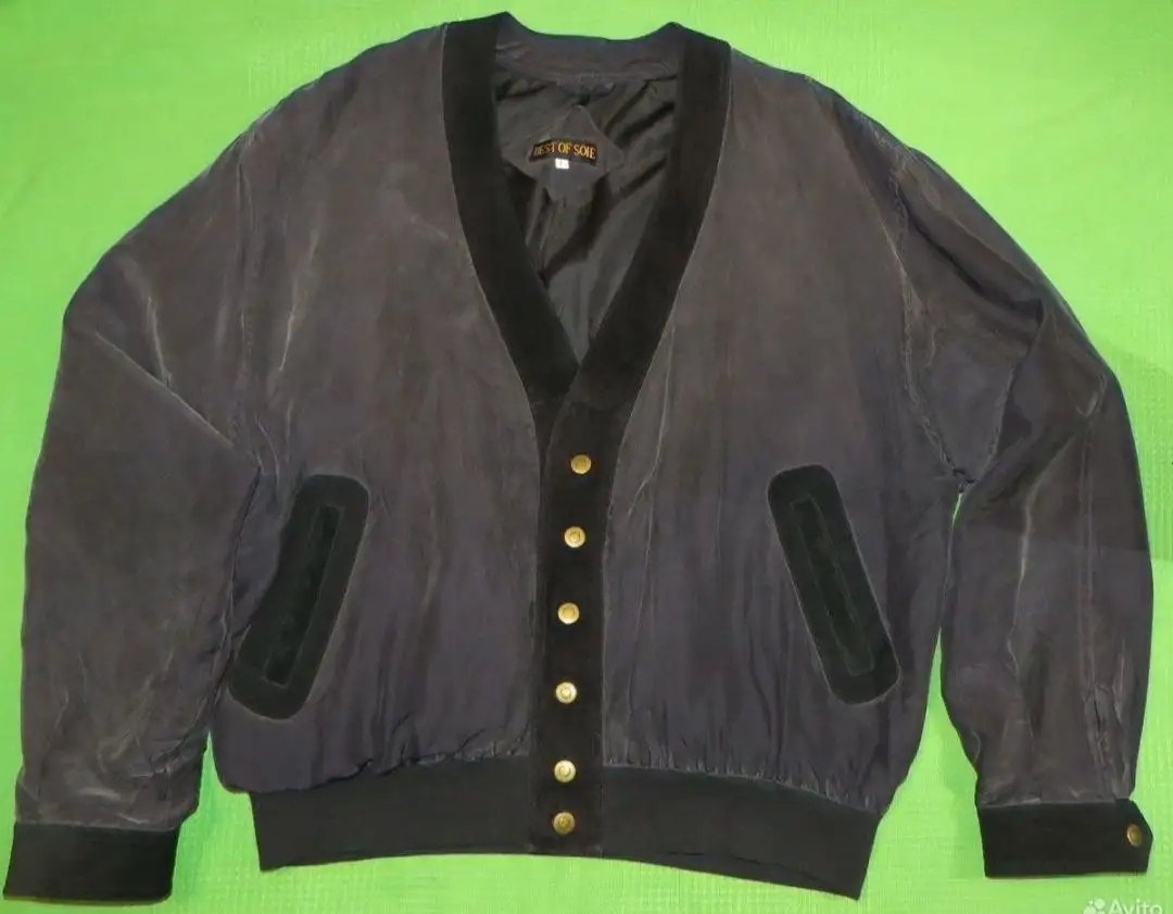 Мужская летняя ветровка с замшевыми вставками, размер L - Верхняя одежда (Одежда) в Люберцы