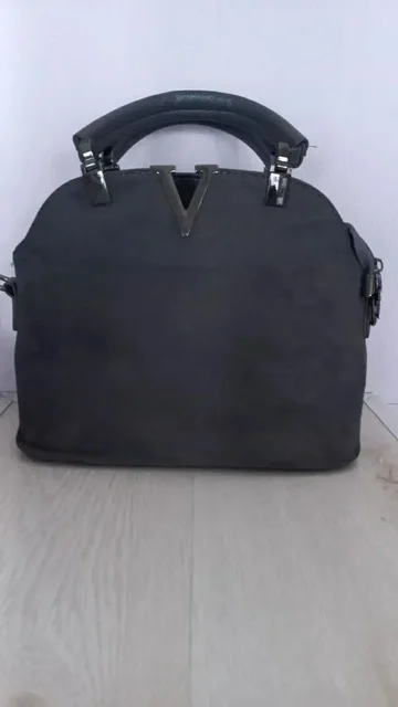 Женская замшевая сумка темно-серого цвета - частное объявление в Люберцы