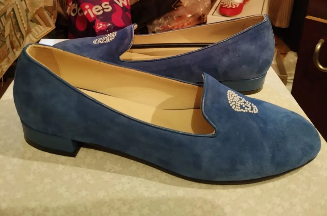 Лоферы новые натуральная замша размер 39 - Обувь (Одежда) в Люберцы