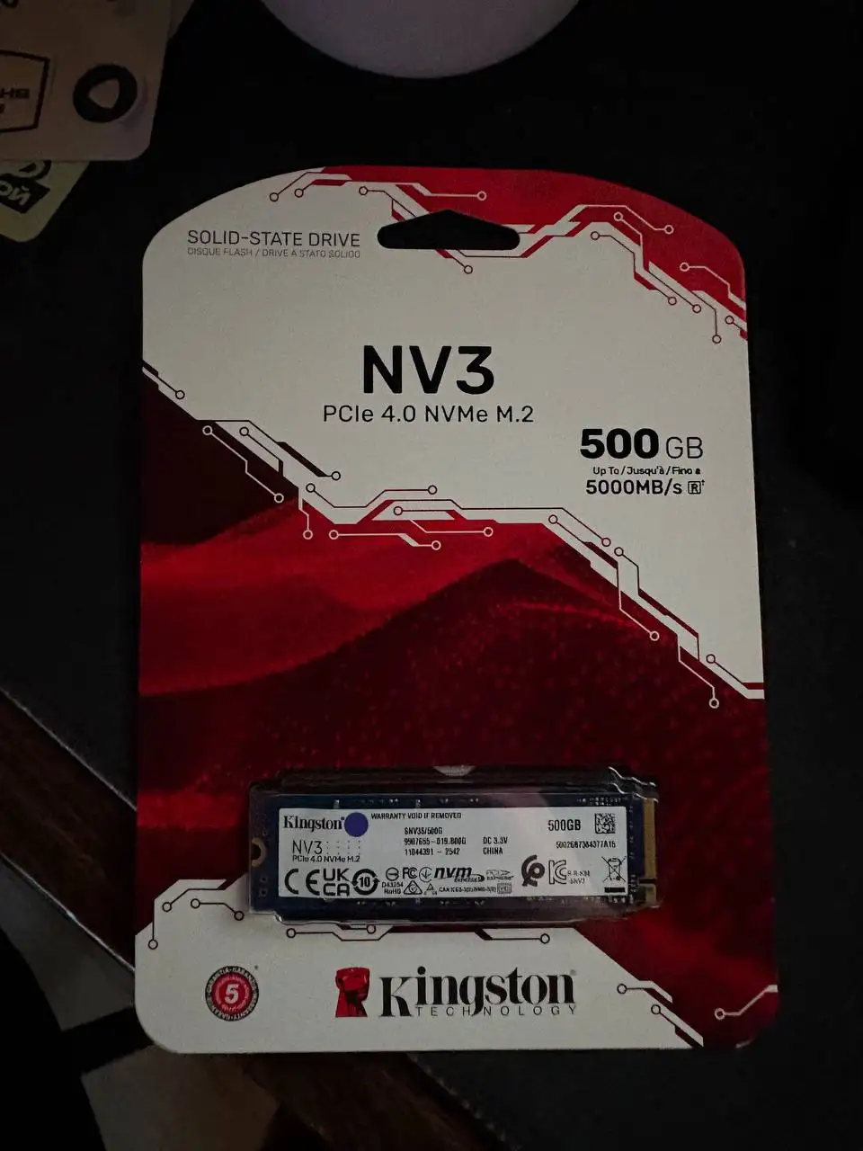 Продам SSD m2 500gb Kingston новый - Компьютерные комплектующие (Электроника) в Люберцы