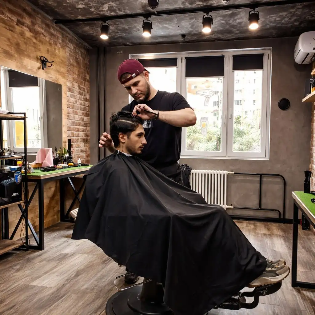 Мужская парикмахерская KingJack с PlayStation и напитками - Парикмахерские услуги (Услуги) в Люберцы