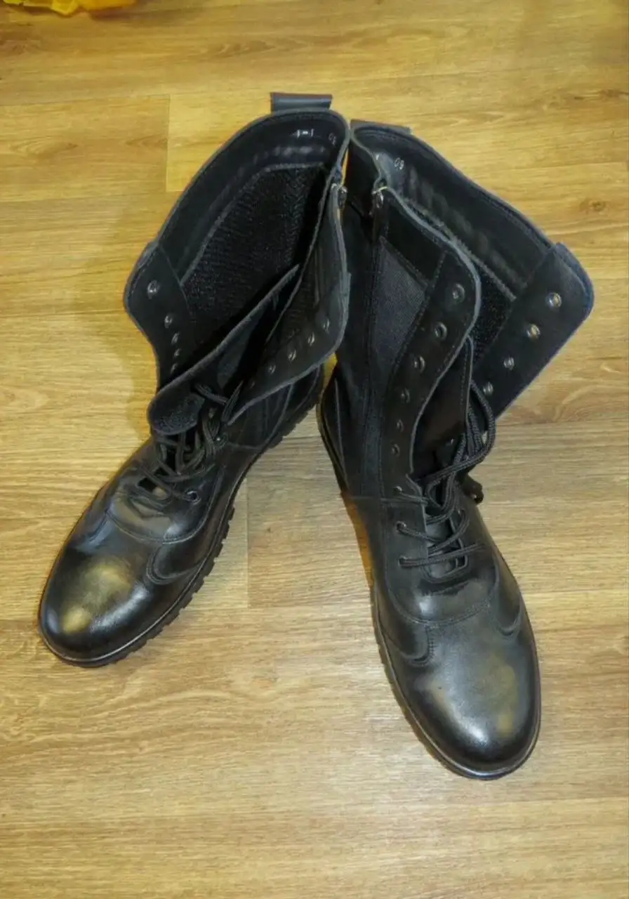 Берцы летние мужские из натуральной кожи - Обувь (Одежда) в Москва