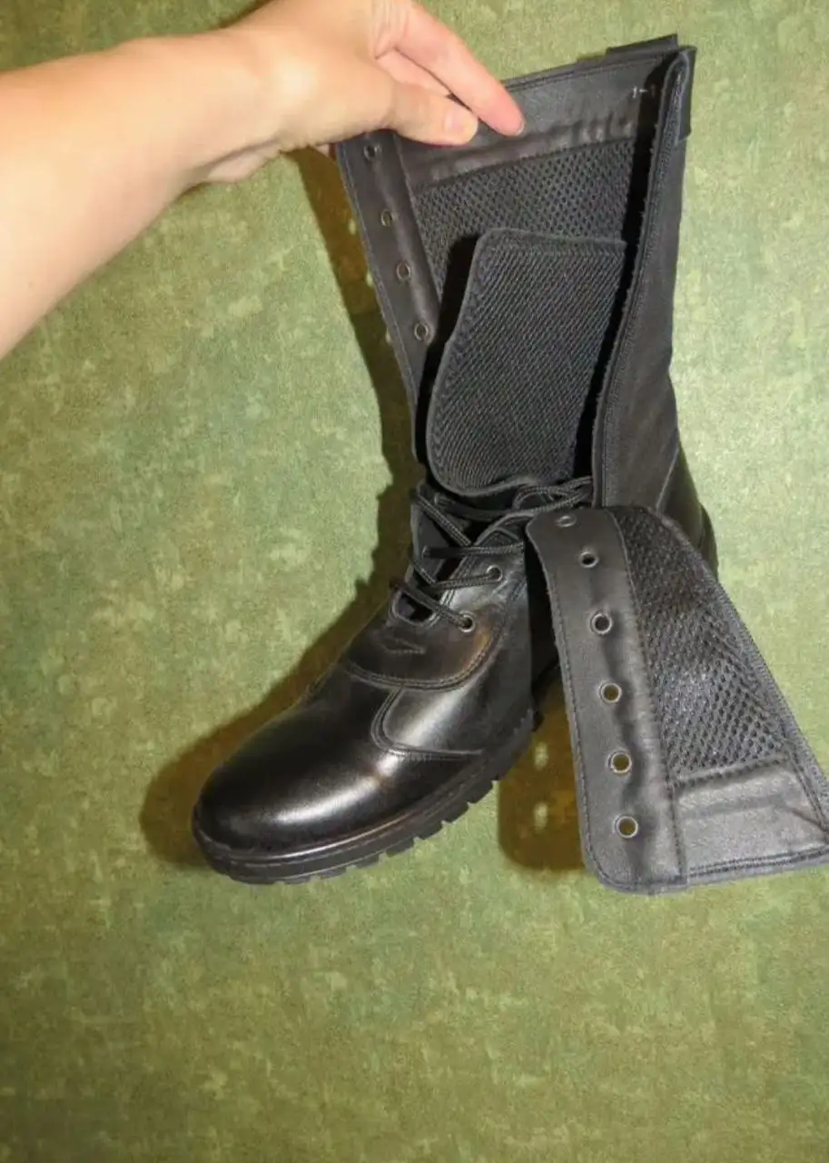 Берцы летние мужские из натуральной кожи - Обувь (Одежда) в Москва