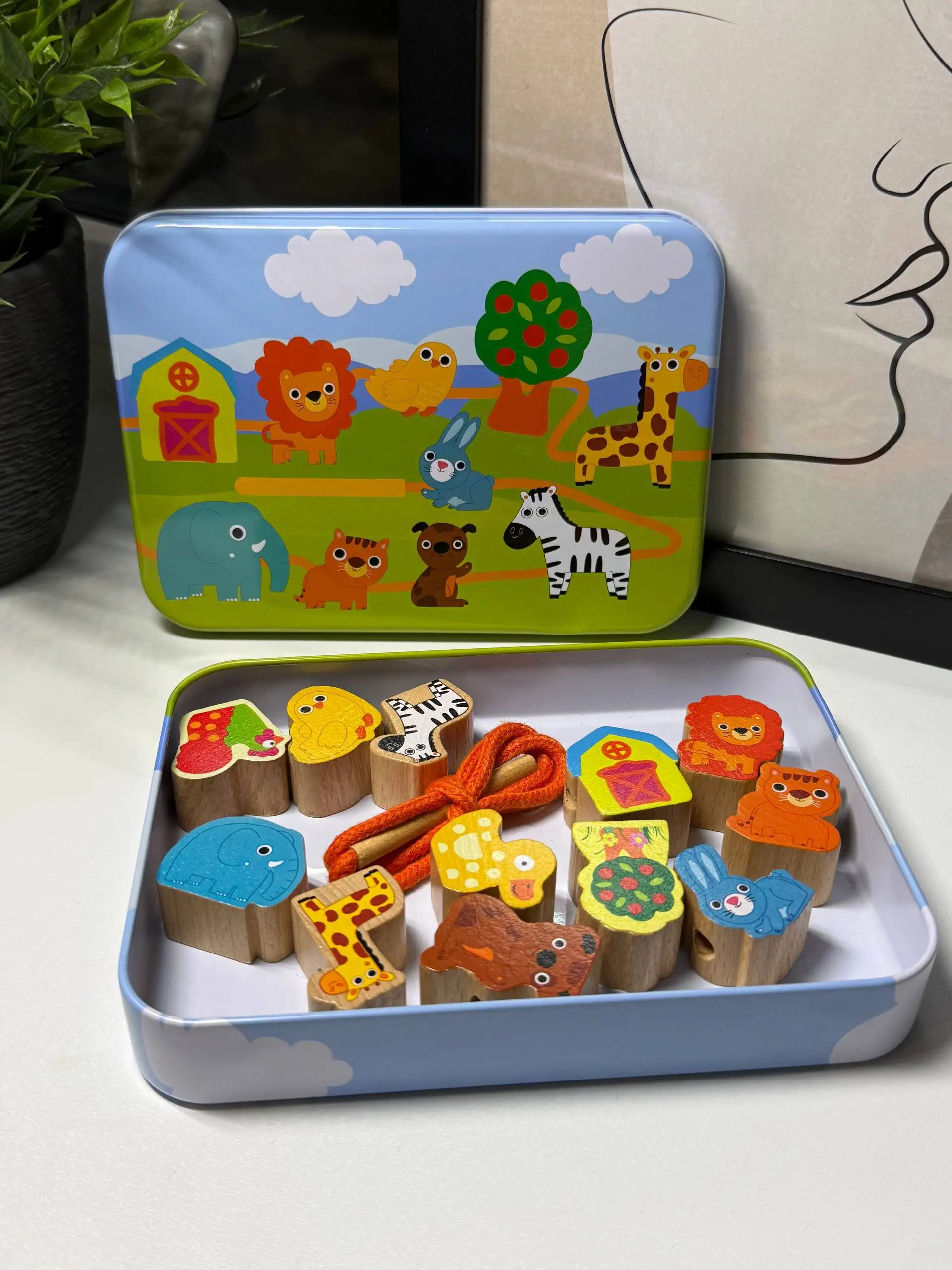 Деревянная шнуровка и развивающая игрушка - Развивающие игрушки (Товары для детей) в Люберцы