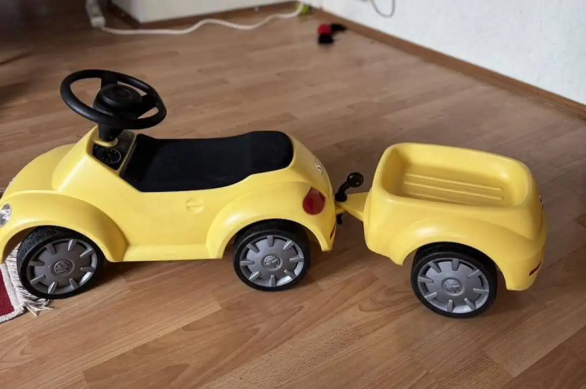 Детский автомобиль Volkswagen Kids Beetle Yellow - Электромобили (Товары для детей) в Москва