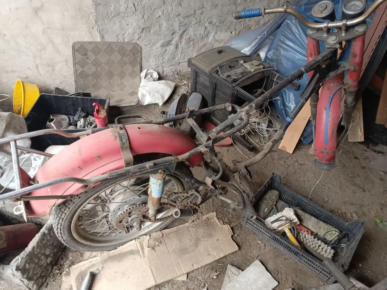 Мотоцикл Минск в разборе - Мотоциклы (Авто) в Неизвестно