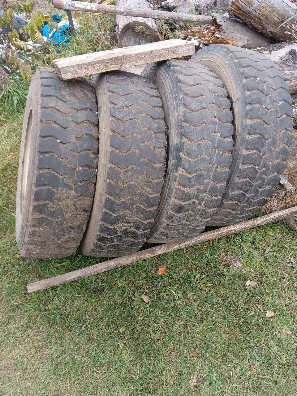 Продам диски с шинами шестидырые 235x75xR17,5