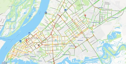 Информация о пробках в Самаре - Услуги в Самара