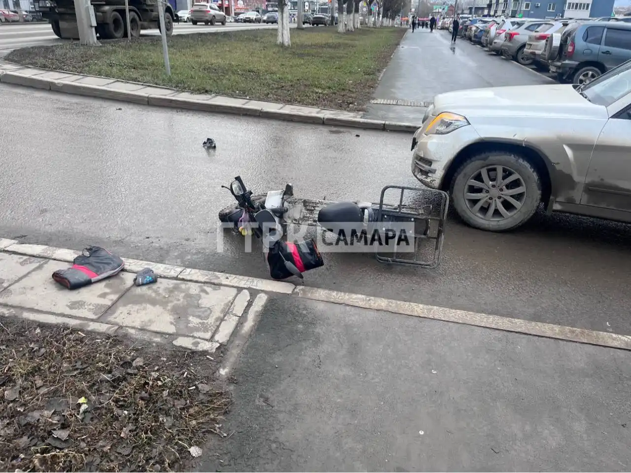 ДТП с электроскутером на Московском шоссе