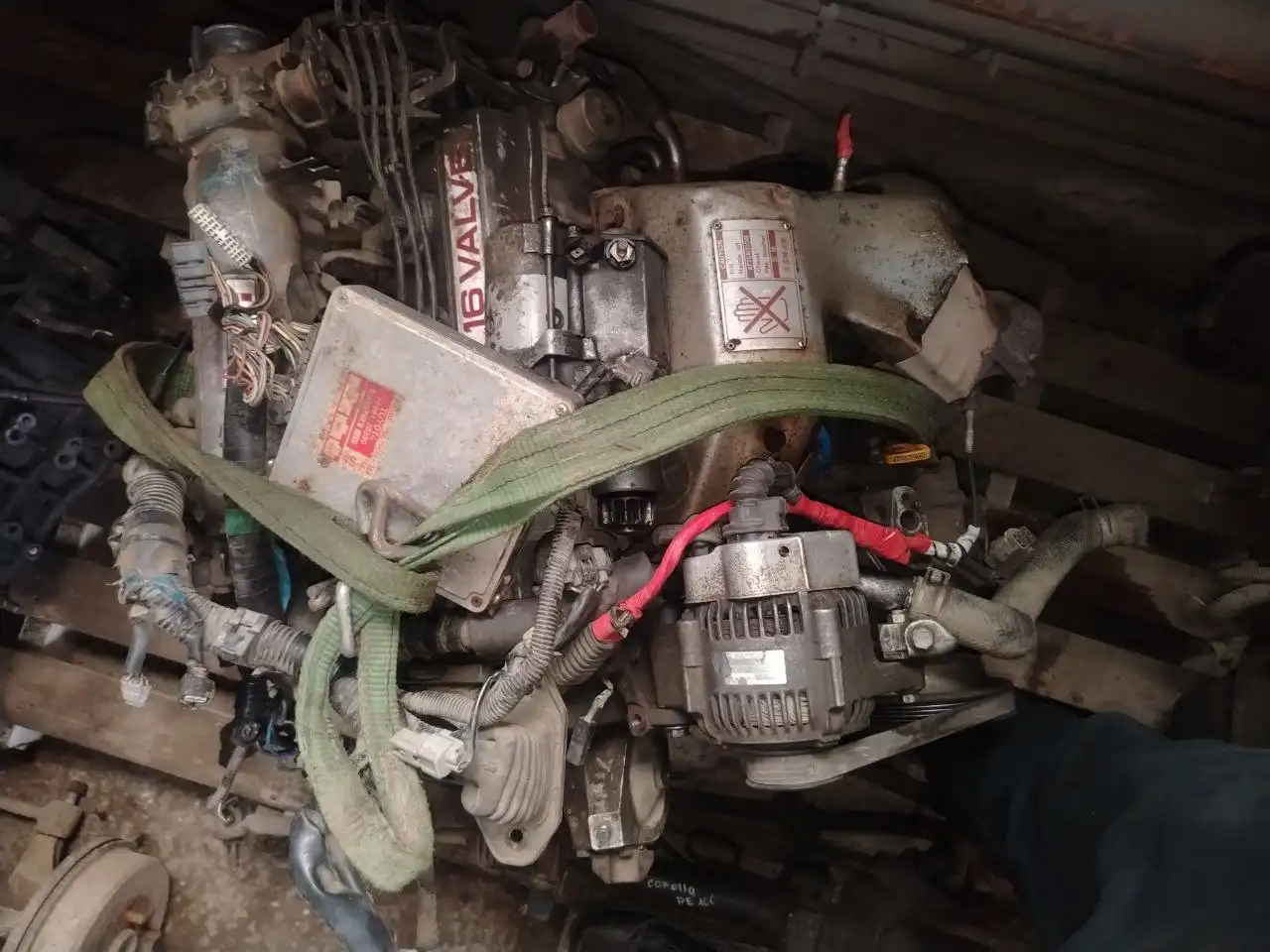 Двигатель 4SFE в сборе - Двигатель (Запчасти) в Иркутск