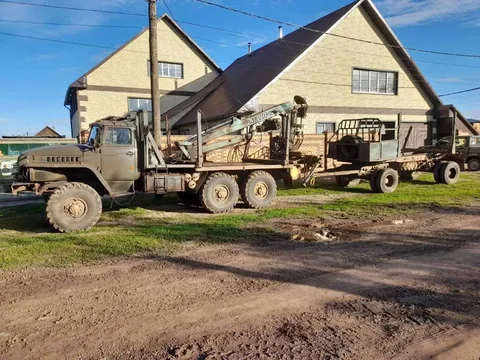 Продажа Урала (манипулятор Атлант) с телегой - частное объявление в Оса