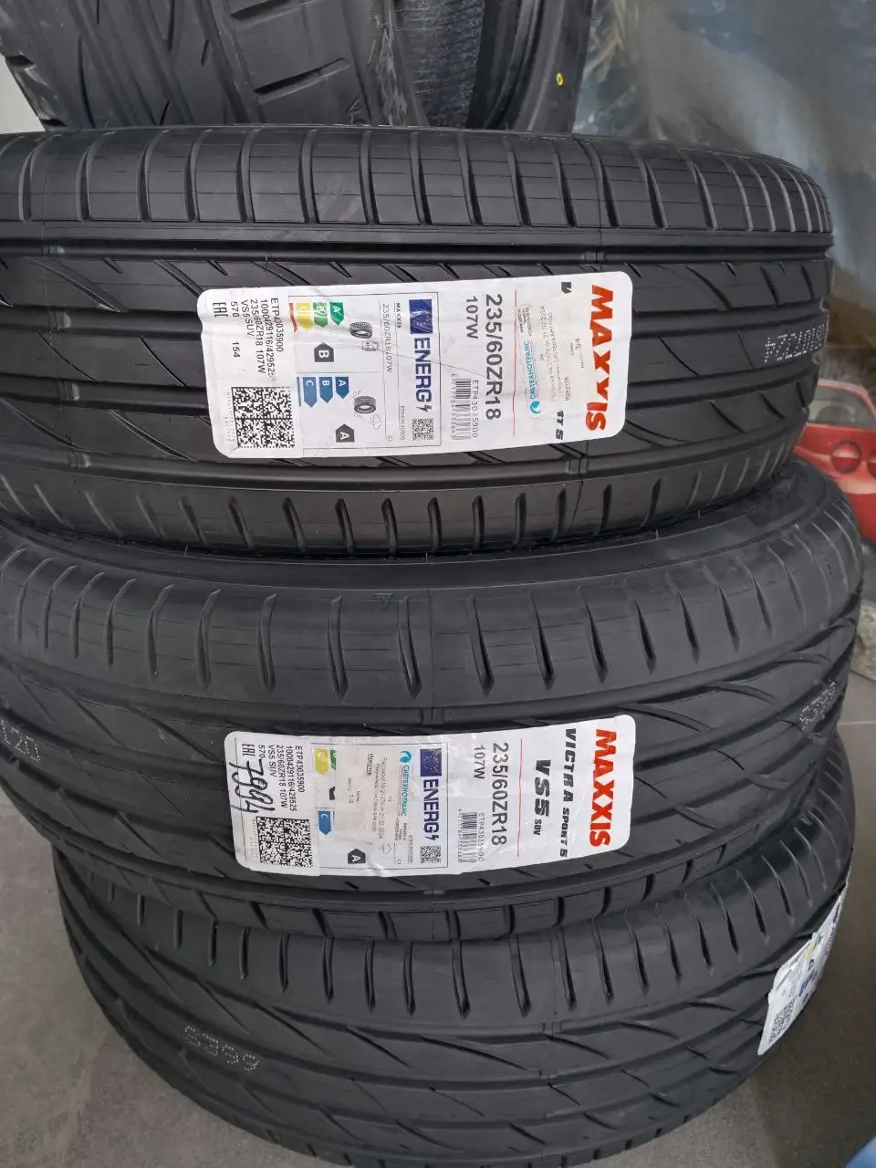 Шины Maxxis Sport 5 235/60/18 в отличном состоянии - Шины и диски (Авто) в Иркутск