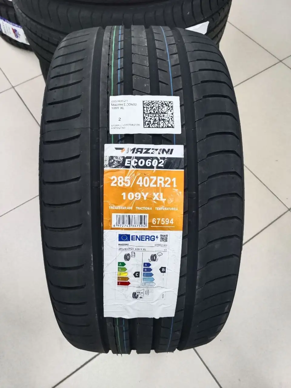 Продажа летних шин MAZZINI ECO 602 285/40 ZR21 - Шины и диски (Авто) в Иркутск