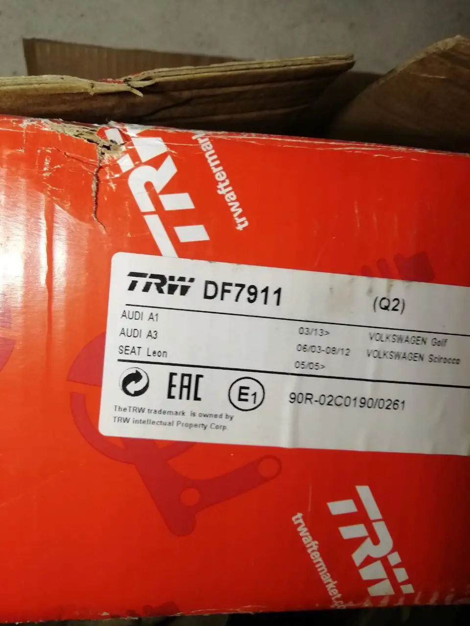 Тормозные диски на Audi задние - Тормозная система (Авто) в Ангарск