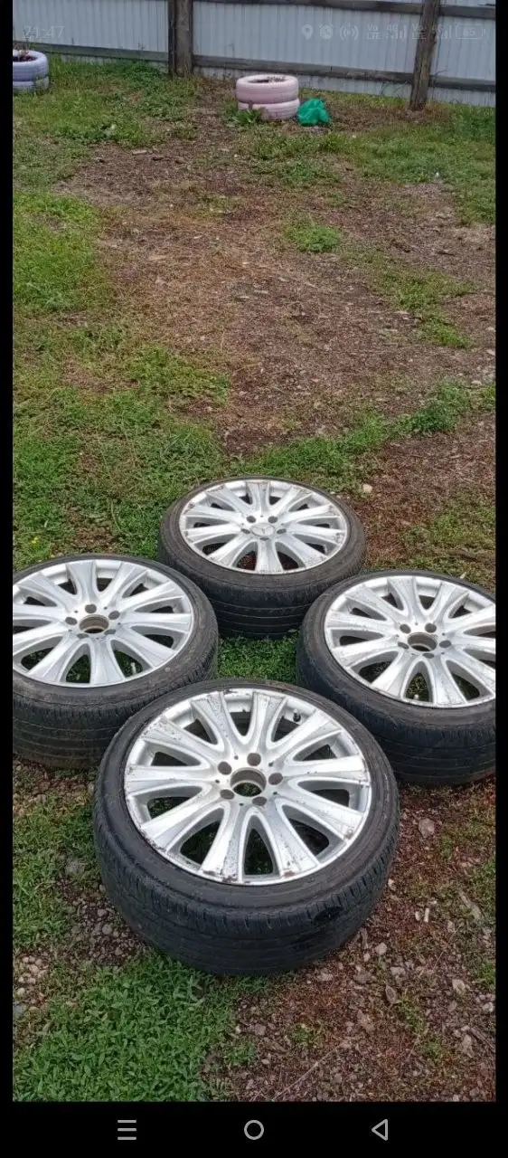 Литье 225/40R18 5/112 с резиной - Диски (Авто) в Иркутск