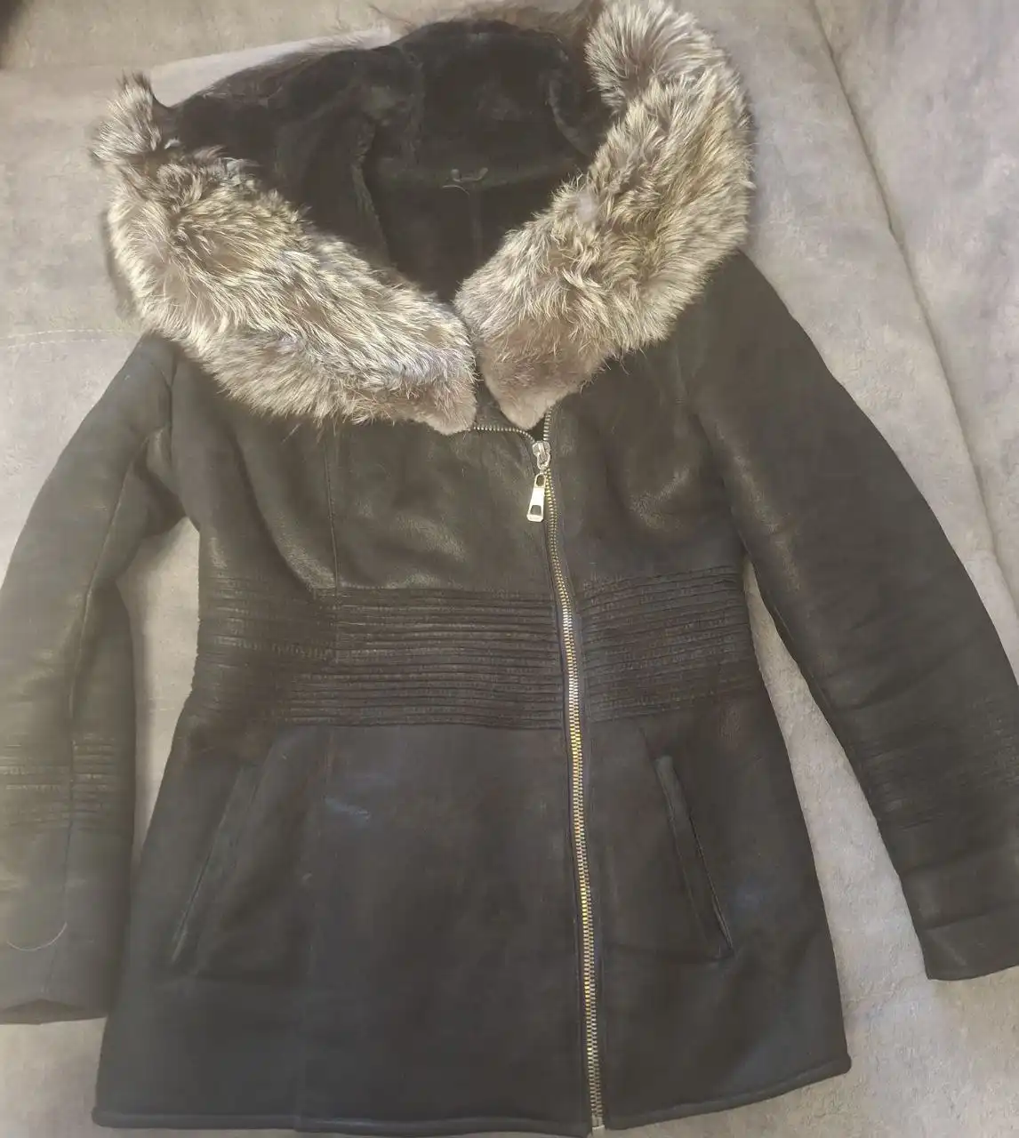 Дублёнка натуральная короткая