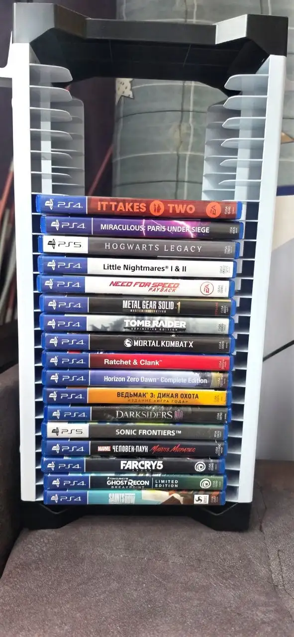 Sony PlayStation 5 Slim с дисководом и 17 дисками - Игровые приставки (Электроника) в Москва