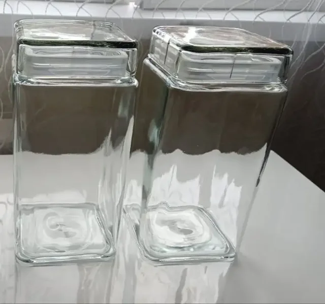 Стеклянные банки для сыпучих продуктов, 2л - Клининг в Москва
