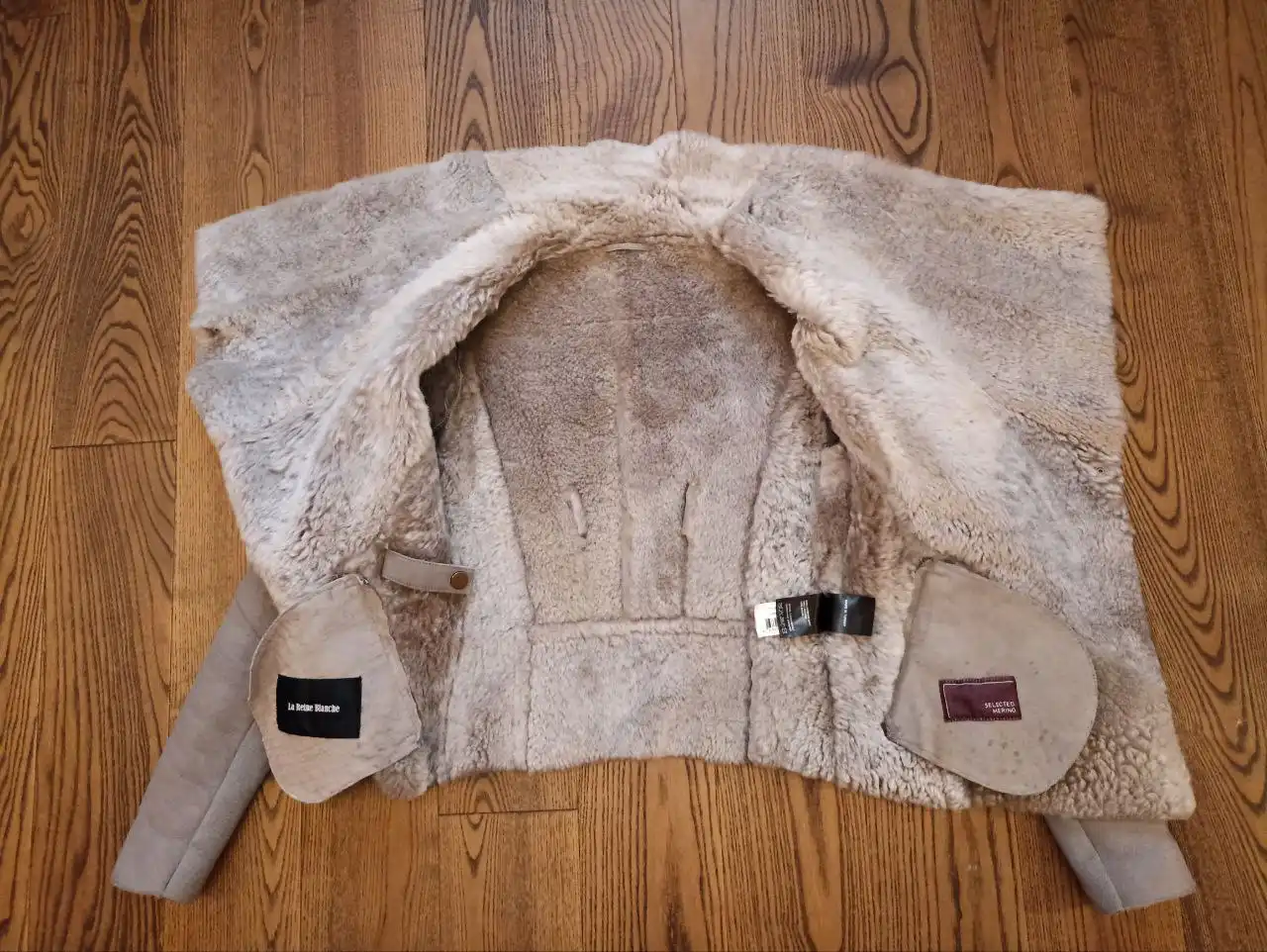 Дубленка из натуральной овчины размер 42