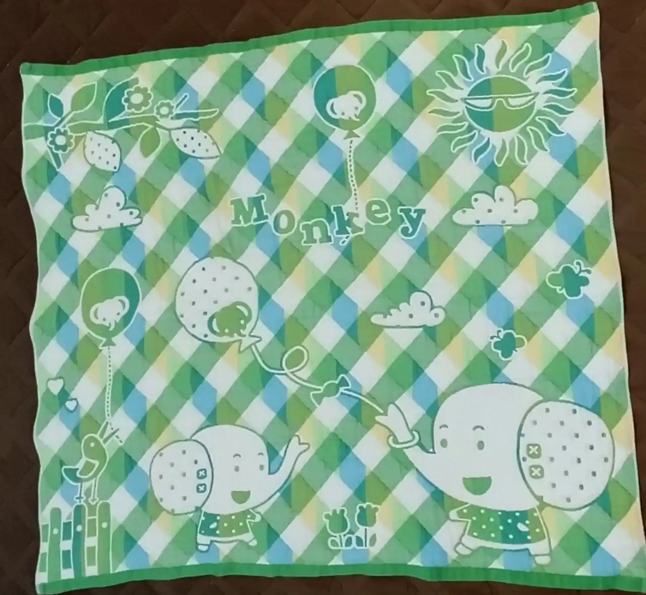 Детское одеяло-плед квадратное 110*100