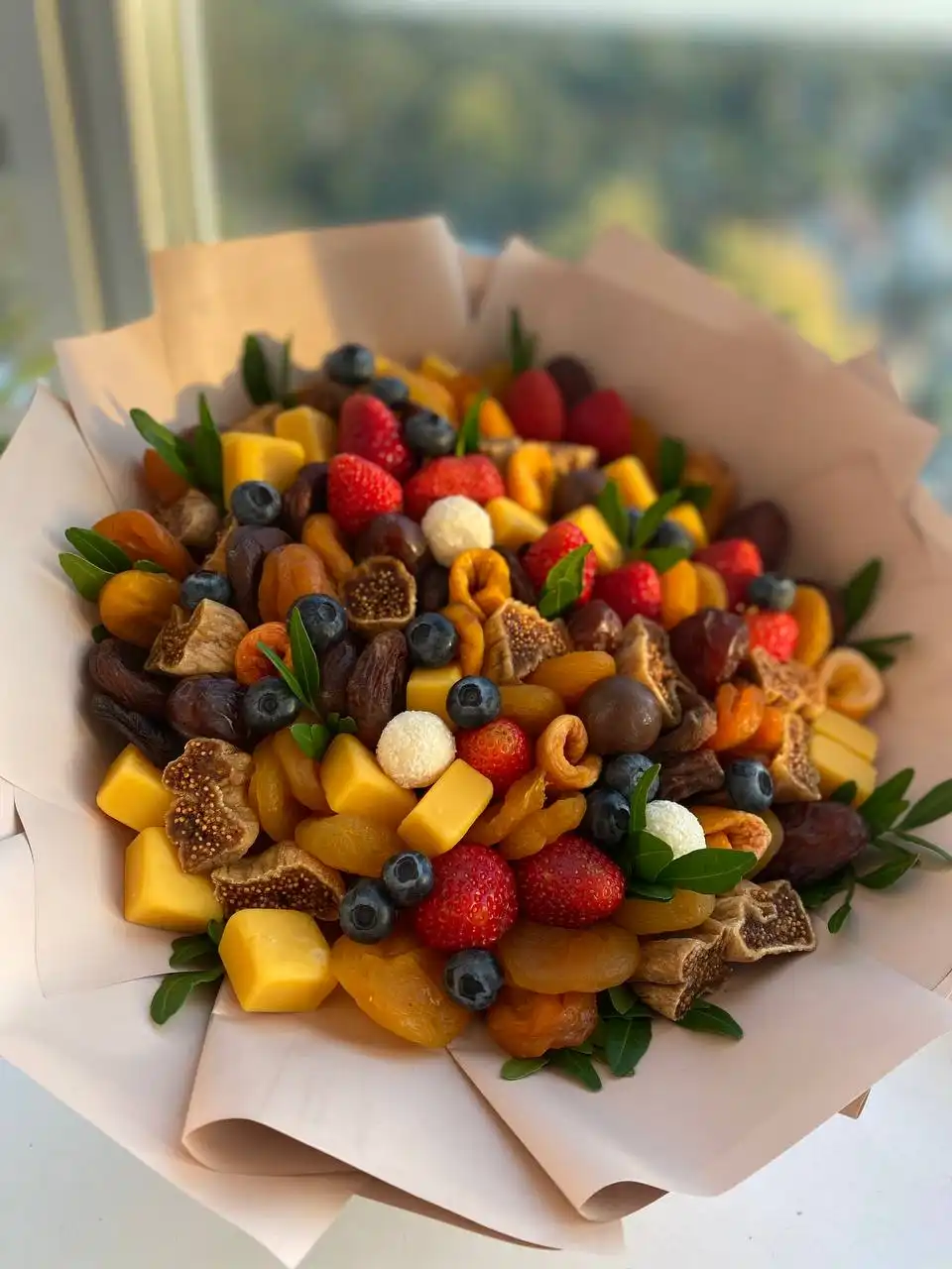 Оригинальные букеты от фуд-флориста