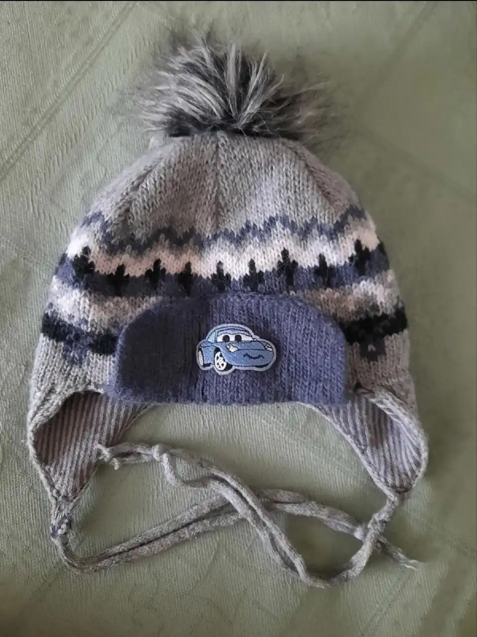 Зимняя шапка для мальчика 4-7 лет