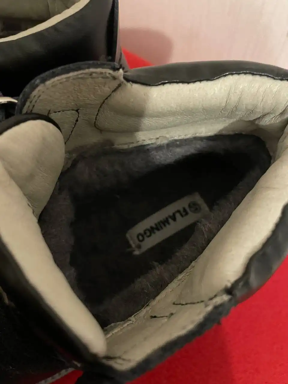 Натуральная кожаная куртка с мехом, размер 36