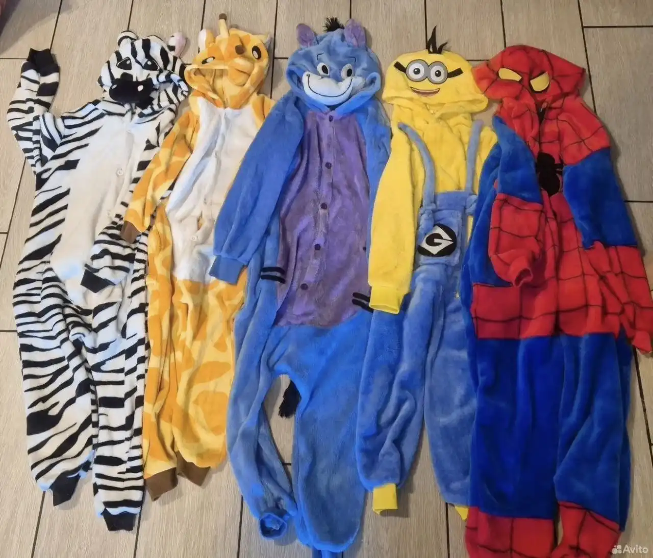 Кигуруми б/у, костюмы животных, размер 120-140