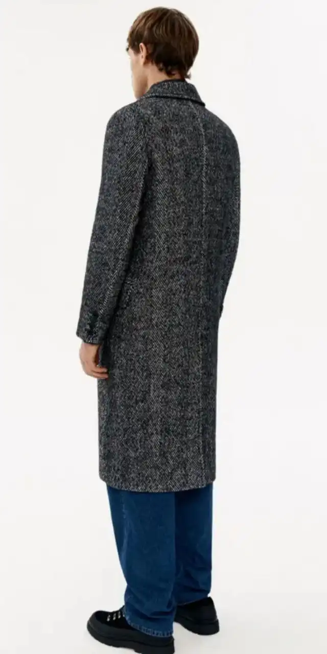 Мужское пальто YOLLO и джинсовая куртка Ray