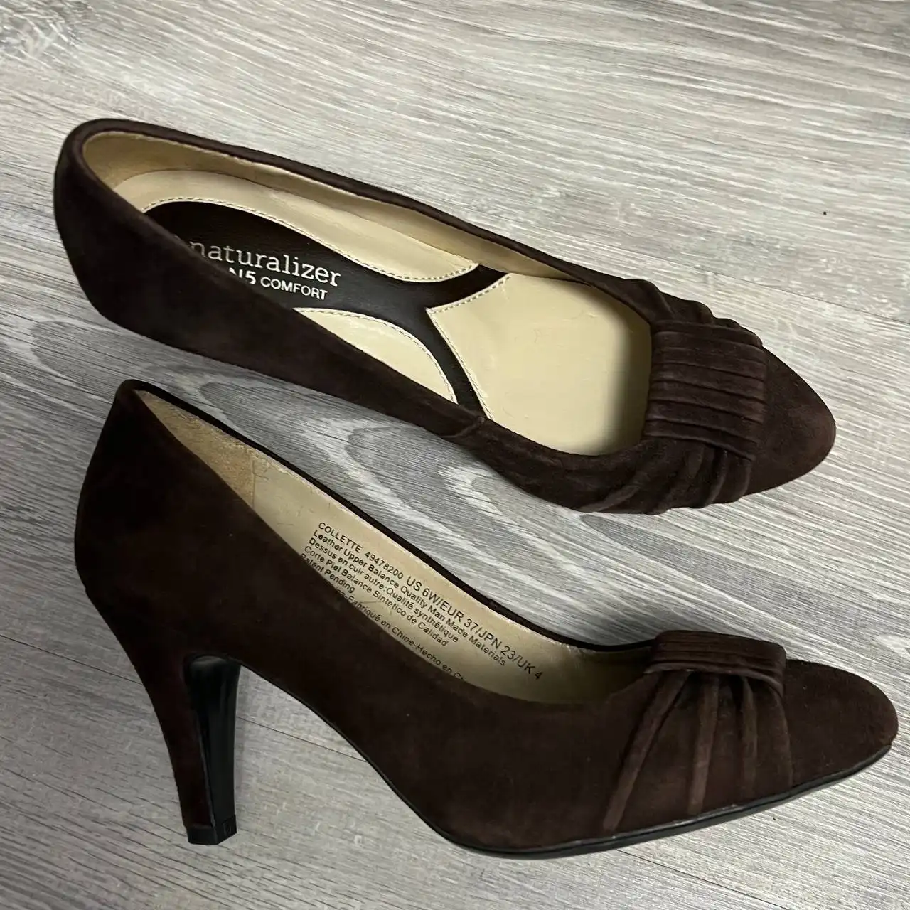 Туфли Naturalizer из натуральной замши, размер 36.5