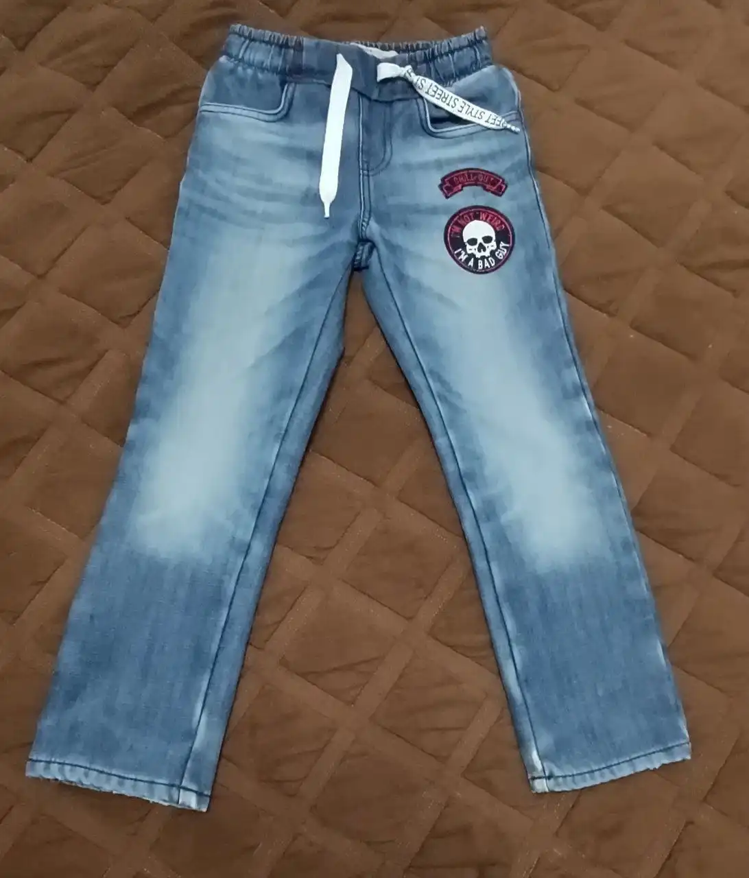 Джинсы теплые на флисе на 6-7 лет - Детская одежда (Одежда) в Москва