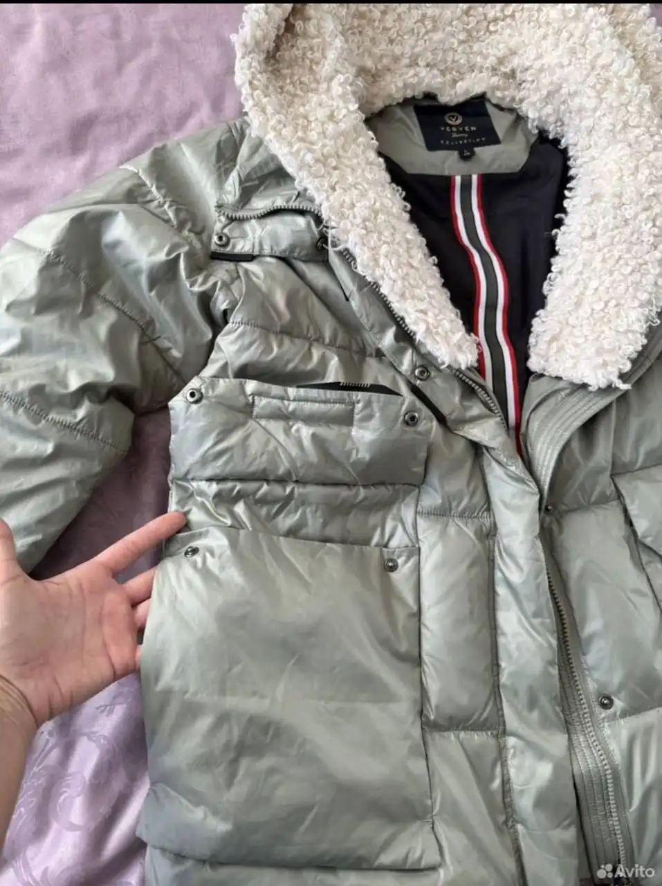 Пуховик Vesven женский зимний оверсайс - Верхняя одежда (Одежда) в Москва